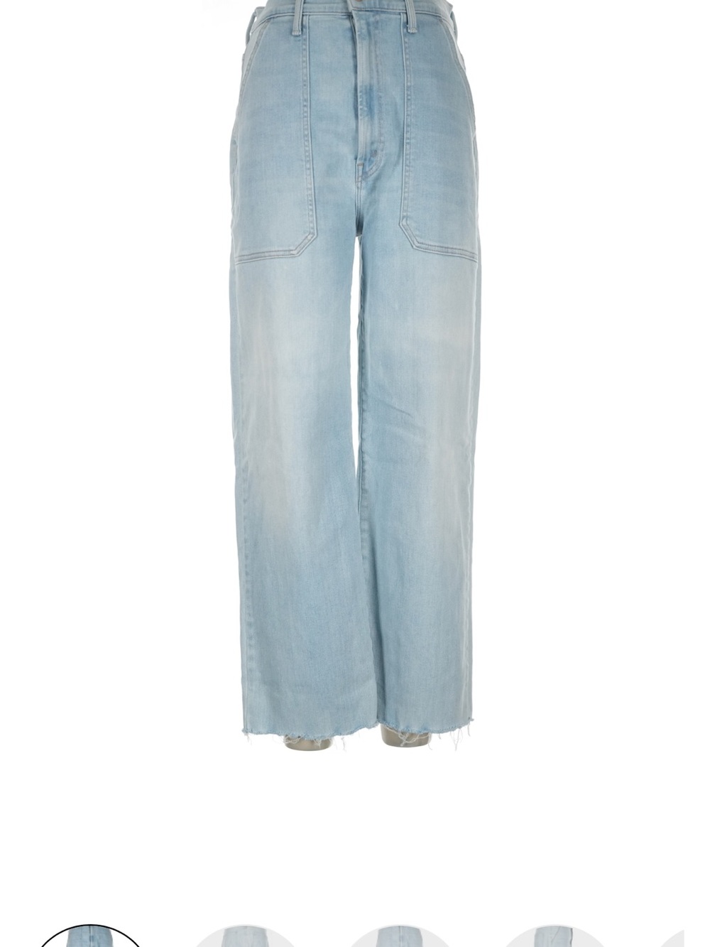 MOTHER The wrapper patch springy ankle size 30